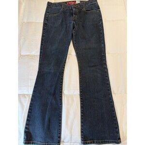 Women’s Dark Blue Flared Jeans 10 Misl W16 30 L